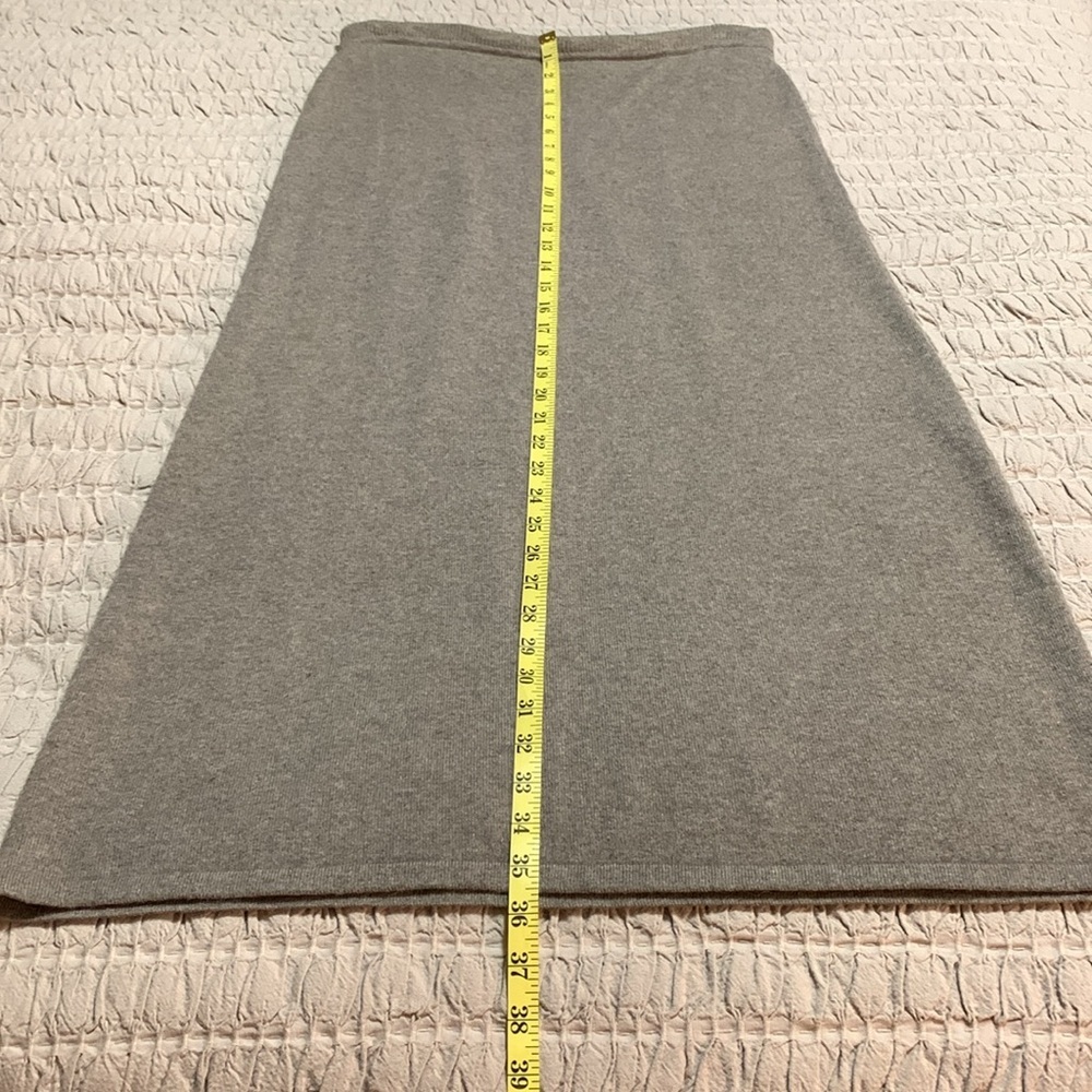 Neiman Marcus Women’s Cashmere Maxi Skirt Mocha Quite Luxury Minimalist - Picture 10 of 13